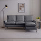 [VIDEO] provided]81"Modern Sectional Technical leather L-Shaped Sofa Couch with Reversible Chaise Lounge