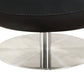 Global United 22" Modern Genuine Italian Leather Lounge Chair