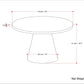 THE WINNIE WALNUT COFFEE TABLE