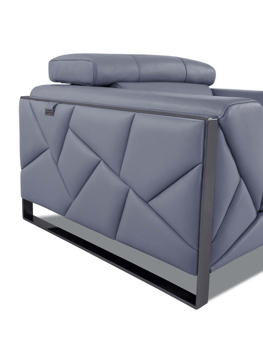Global United Top Grain Italian Leather Sofa