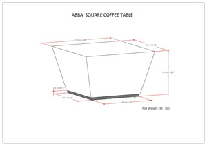 THE ABBA COFFEE TABLE