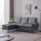 [VIDEO] provided]81"Modern Sectional Technical leather L-Shaped Sofa Couch with Reversible Chaise Lounge