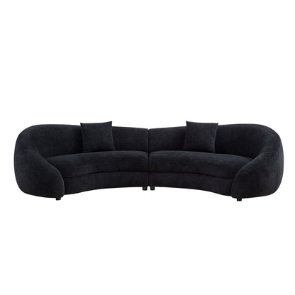 THE NOIRE CURVED MODERN SOFA