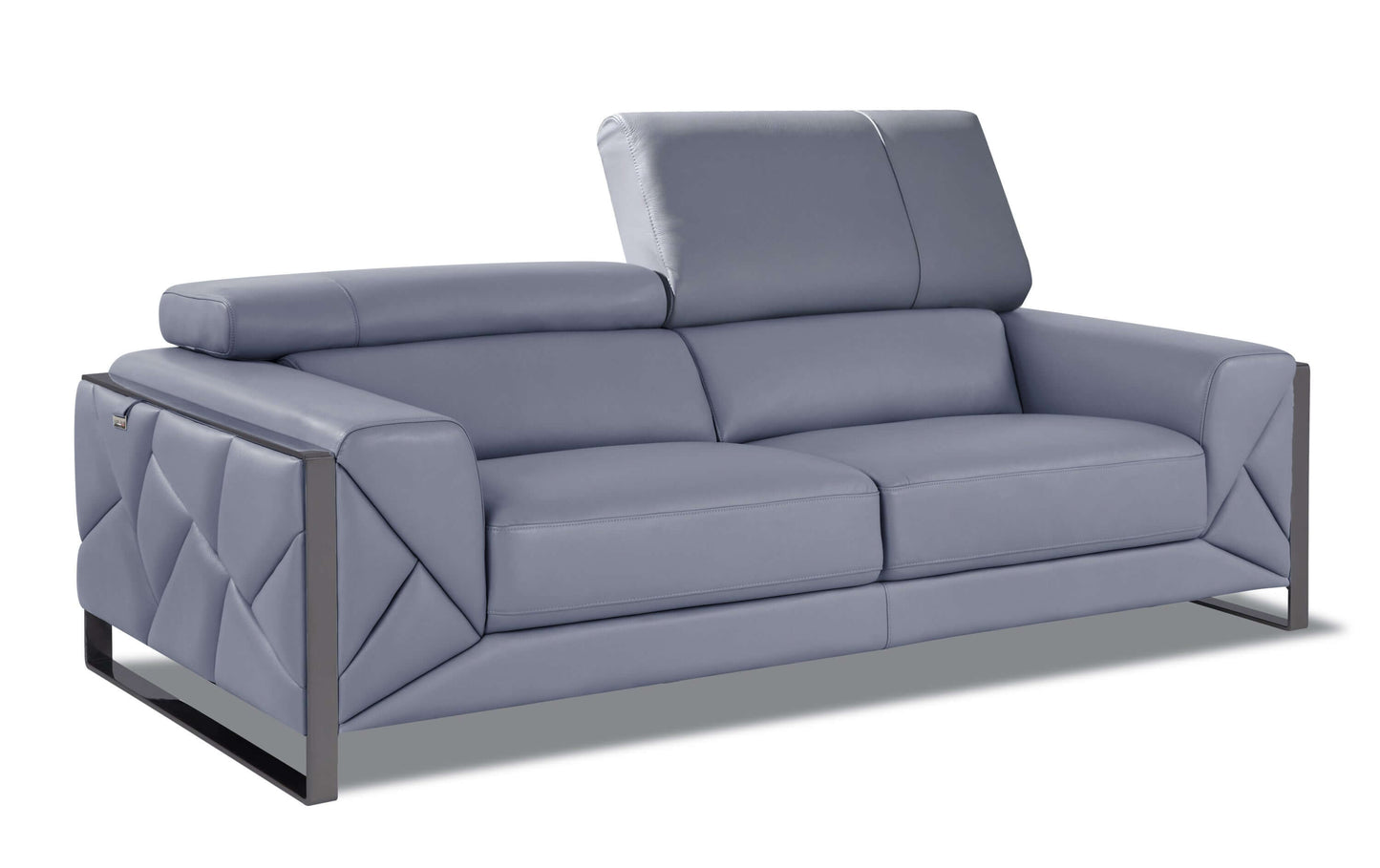 Global United Top Grain Italian Leather Sofa