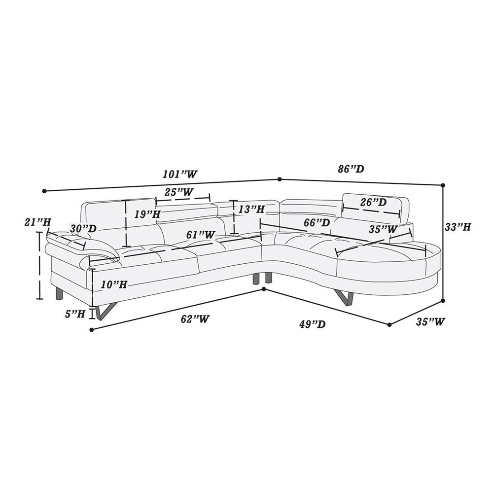 THE LAGUNA SECTIONAL