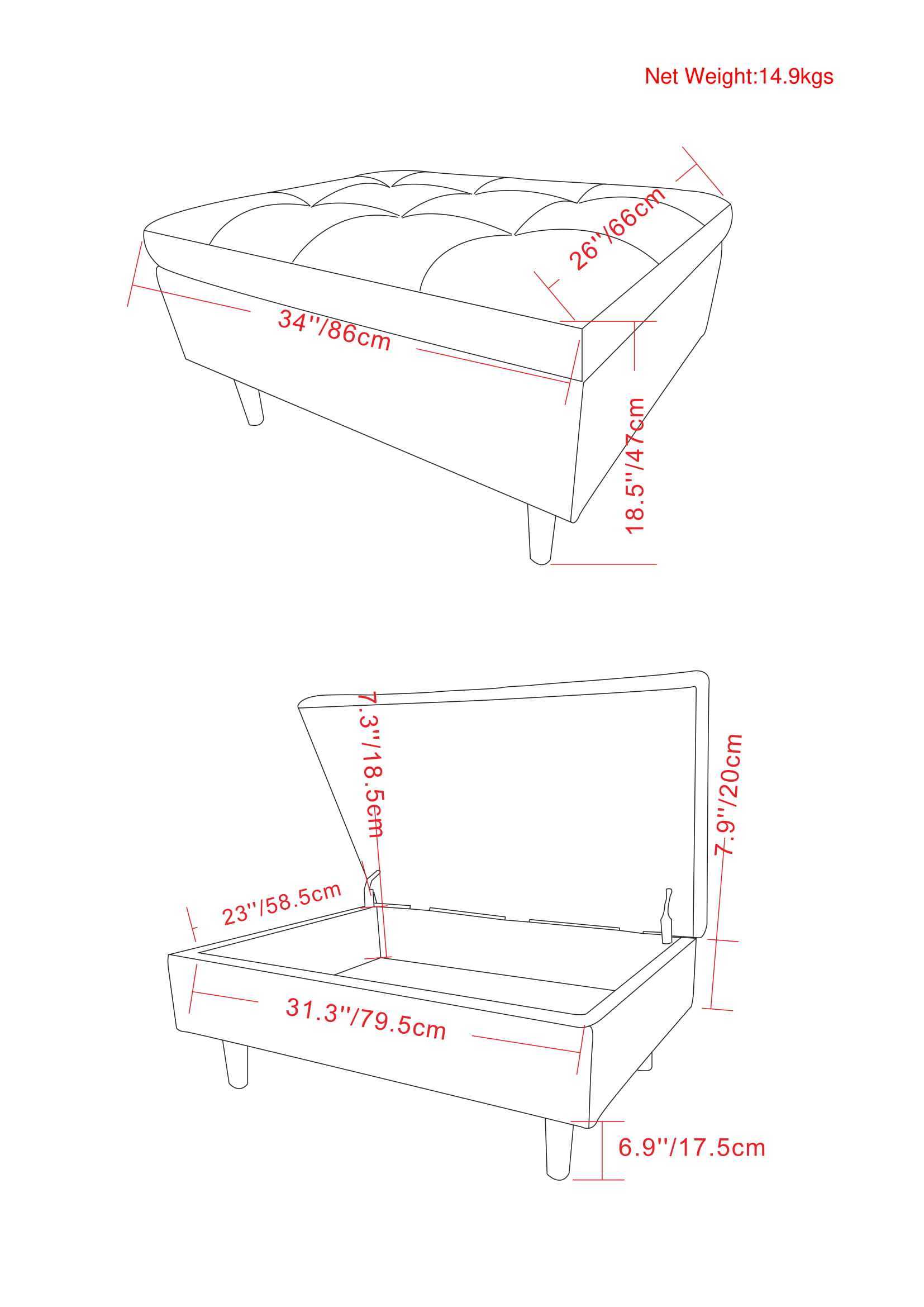 THE SMALL SHAY OTTOMAN
