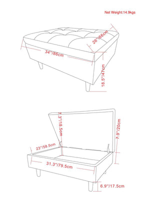 THE SMALL SHAY OTTOMAN