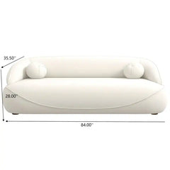 ANDREW Beige Boucle Sofa