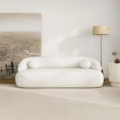 ANDREW Beige Boucle Sofa