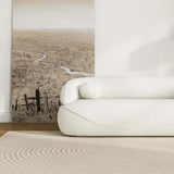 ANDREW Beige Boucle Sofa