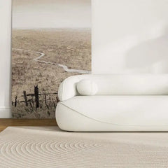 ANDREW Beige Boucle Sofa