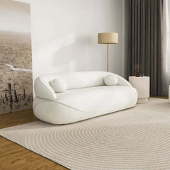 ANDREW Beige Boucle Sofa