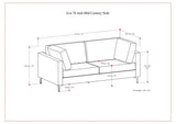 AVA Mid-Century Sofa