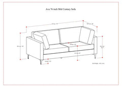 AVA Mid-Century Sofa