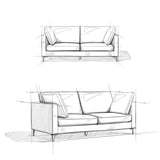 AVA Mid-Century Sofa