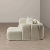 The BEATRICE Modern Tufted Ivory Boucle Right Sectional Sofa — product image 3