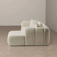 The BEATRICE Modern Tufted Ivory Boucle Right Sectional Sofa — product image 3