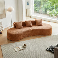 BULLION Modern Curved Sectional Sofa