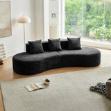 BULLION Modern Curved Sectional Sofa