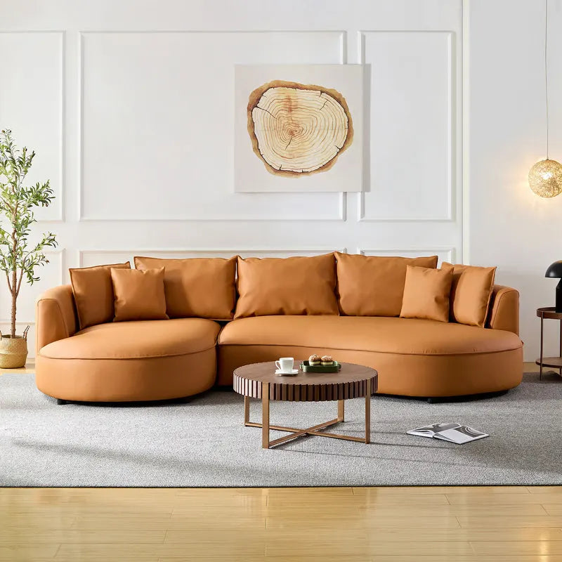 THE DAKOTA Curved Sectional Sofa
