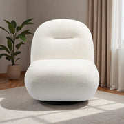 Ice Flower Luxury Velvet Armless Sofa Chair