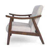 Mid-Century Modern Accent Tufted Armchair by Christopher Knight Home