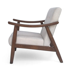 Mid-Century Modern Accent Tufted Armchair by Christopher Knight Home