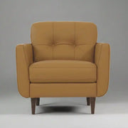 Milano Camel Italian Leather Chair