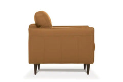 MILANO Camel Italian Leather Chair