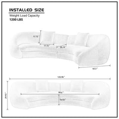 NOIRE Curved Modern Sofa