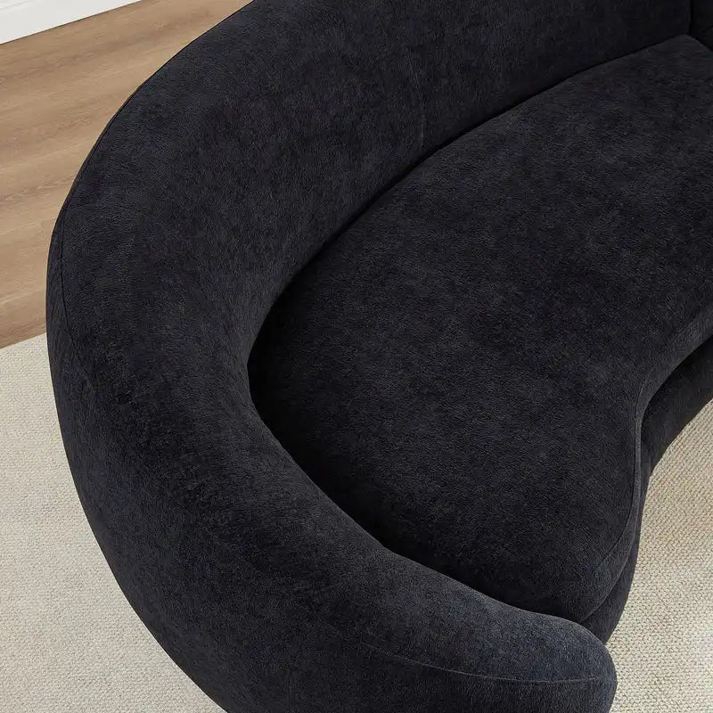 THE NOIRE CURVED MODERN SOFA