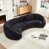 NOIRE Curved Modern Sofa