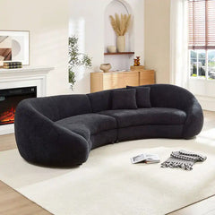 NOIRE Curved Modern Sofa