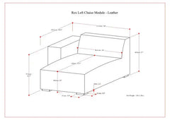 REX Chaise Sofa Module