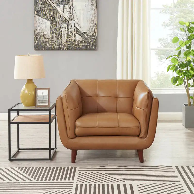 THE SOLANA LEATHER CHAIR