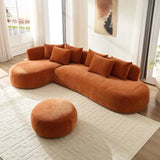 SOLARA L-Shaped Sofa With Ottoman