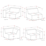 TONKEN Sectional