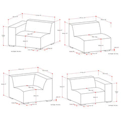 TONKEN Sectional