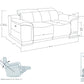 Global United Genuine Italian Leather Power Reclining Sofa