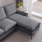 [VIDEO] provided]81"Modern Sectional Technical leather L-Shaped Sofa Couch with Reversible Chaise Lounge