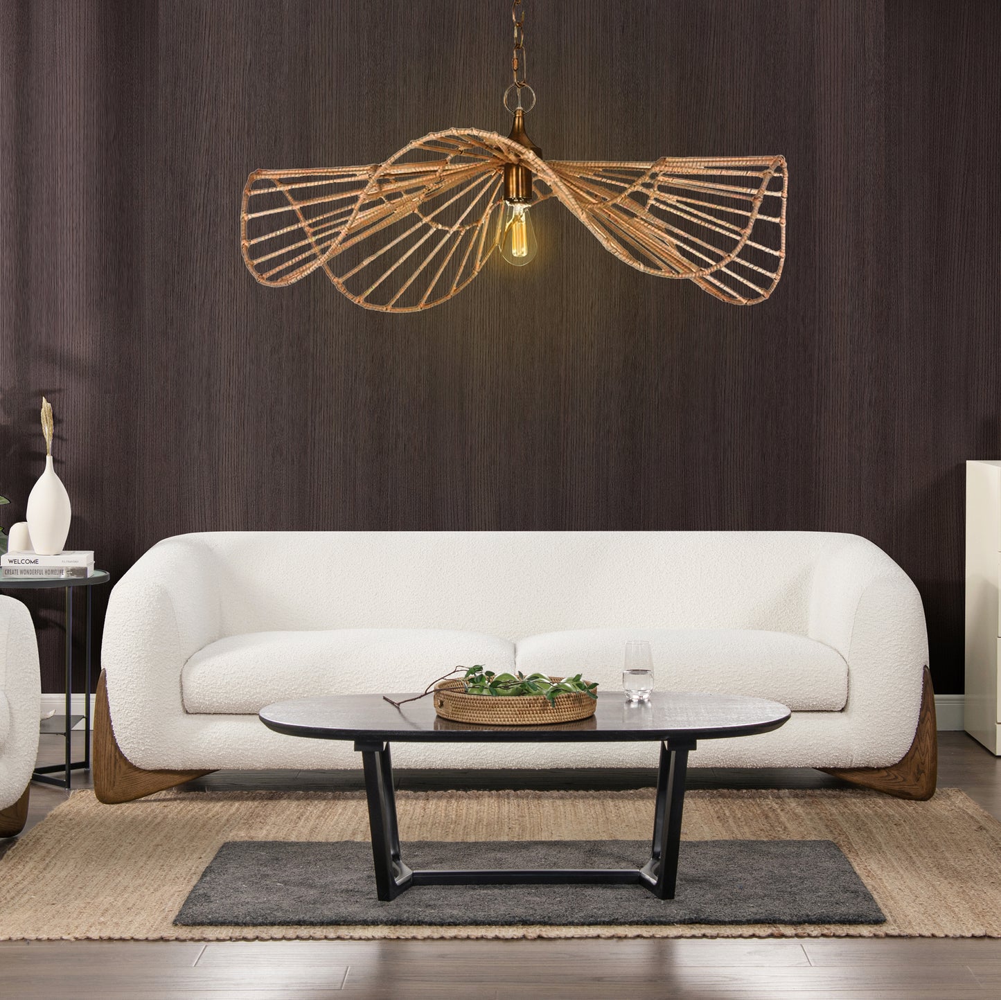 THE ALPINE SHERPA BOUCLE SOFA