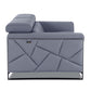 Global United Top Grain Italian Leather Sofa