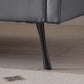 [VIDEO] provided]104.5"Modern Sectional Technical leather L-Shaped Sofa Couch with Convertible Ottoman