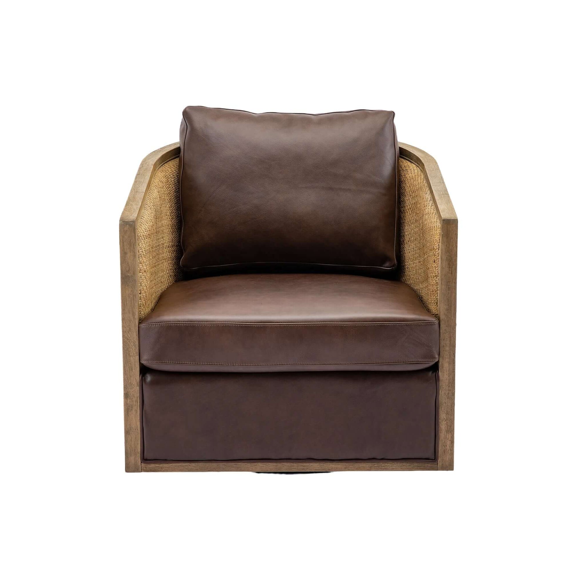 COOLMORE Swivel Barrel Chair, Comfy Round Accent Sofa Chair for Living Room, 360 Degree Swivel Barrel Club Chair, Leisure Arm Chair for Nursery, Hotel, Bedroom, Office, Lounge
