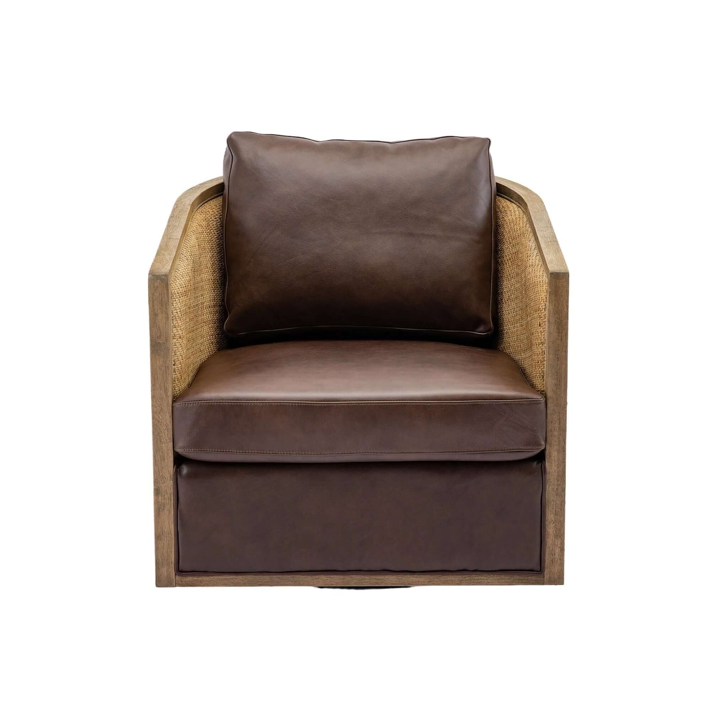 COOLMORE Swivel Barrel Chair, Comfy Round Accent Sofa Chair for Living Room, 360 Degree Swivel Barrel Club Chair, Leisure Arm Chair for Nursery, Hotel, Bedroom, Office, Lounge