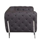 Global United Transitional Top Grain 100% Italian Leather Upholstered Sofa