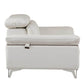 Global United Top Grain Italian Leather Sofa